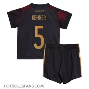 Tyskland Thilo Kehrer #5 Replika Bortatröja Barn VM 2022 Kortärmad (+ Korta byxor)